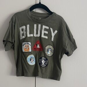 GAP Kids Bluey Graphic Tee - Olive